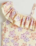 LC WAIKIKI Цял флорален бански Сламеножълт/Лилав/Розово