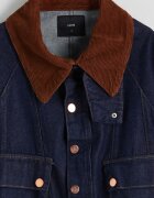 LC WAIKIKI Уголемно дънково яке Кафяв/Индигово синьо
