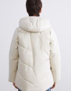 LC WAIKIKI Яке от еко кожа с качулка Бял
