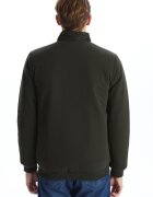 LC WAIKIKI Яке с цип и средновисока яка Тъмнозелен