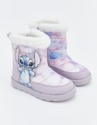 LC WAIKIKI Зимни ботуши с принт на Stitch Бледо розово/Светлосин/Бледа лила