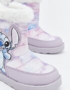 LC WAIKIKI Зимни ботуши с принт на Stitch Бледо розово/Светлосин/Бледа лила