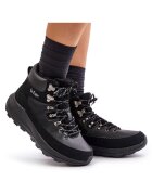 Lee Cooper Дамски боти - Lee Cooper - с цип - черни - екологична кожа