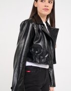 Lee Cooper Късо яке с раздвоен ревер Черен