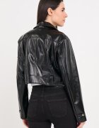 Lee Cooper Късо яке с раздвоен ревер Черен