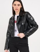 Lee Cooper Късо яке с раздвоен ревер Черен