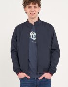 Lee Cooper Олекотено яке с джобове с цип Тъмносин