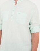 Lee Cooper Памучна блуза с копчета Бледозелен