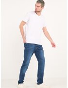 Lee Cooper Слим дънки с миди талия - Син