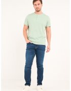 Lee Cooper Слим дънки с миди талия - Тъмносин