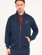 Lee Cooper Суитшърт с лого и миди яка Тъмносин