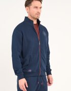 Lee Cooper Суитшърт с лого и миди яка Тъмносин