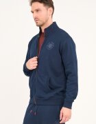 Lee Cooper Суитшърт с лого и миди яка Тъмносин