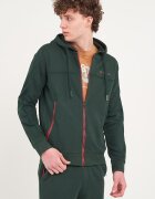 Lee Cooper TIMEOUT Худи с цип и дълги ръкави Бледозелен