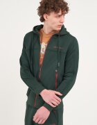 Lee Cooper TIMEOUT Худи с цип и дълги ръкави Бледозелен