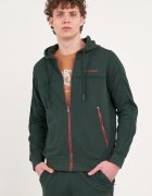 Lee Cooper TIMEOUT Худи с цип и дълги ръкави Бледозелен