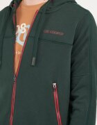 Lee Cooper TIMEOUT Худи с цип и дълги ръкави Бледозелен
