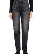 Lee Дамски дънки - Rider Classic - Straight Fit - Средна талия - 5 джоба - Цип - Дълги - Памук - Сиви