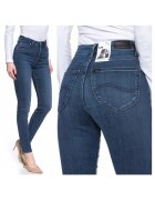 Lee Дамски дънки - Scarlett - 15888-27 - Памучни - Дълги - Petite - Дънкови - W25-L31 US - Сини