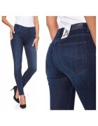 Lee Дамски дънки - Scarlett High - 2984-26 - Памучни - Дълги - Petite - Дънкови - W24-L31 US - Сини