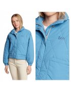Lee Дамско Яке - Light Layer Jacket - Стандартна Кройка - Класически Дизайн - Без Качулка - Цип - Памук - XS INTL - Синьо