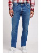 Lee Дънки Luke - slim fit - винтидж индиго синьо - рециклирана материя