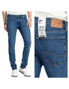 Lee Мъжки дънки - Luke - Slim Fit - Средна талия - Цип - Дълги - 5 джоба - Памук -