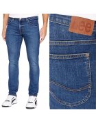 Lee Мъжки дънки Luke Slim Tapered - износено синьо - W38 L34