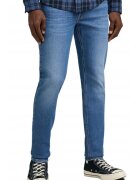 Lee Мъжки дънки Luke Slim Tapered - сини - slim fit - леко еластични