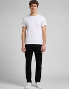 Lee Мъжки дънки - Rider - Slim Fit - Средна талия - Дълги - Цип - 5 джоба - Памук - Черен