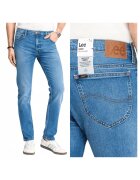 Lee Мъжки дънки Rider - Slim Fit - Средна талия - Цип - Дълги - 5 джоба - Памук -