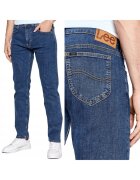 Lee Мъжки дънки Rider Slim - тъмносини - еластични - W38 L32