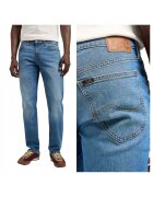 Lee Мъжки панталони Daren Zip Fly Прави дънки Denim Savant W31 L32