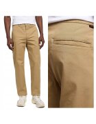 Lee Мъжки панталони - Regular Chino - Редовна кройка - С цип - 5 джоба - Дълги - Памук - Бежови