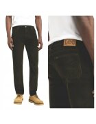 Lee Мъжки панталони - Rider - Slim Fit - цип - 5 джоба - дълги - памук - зелени