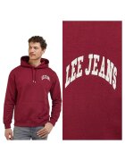 Lee Мъжки суичър - Regular Fit - с качулка - 1 джоб - дълги ръкави - памук - без закопчаване -