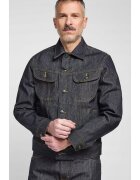 Lee Мъжко яке - 101 RIDER JACKET - памук - синьо - цип и копчета - кройка regular fit/slim fit