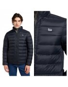 Lee Мъжко яке - Stand Collar Puffer - Regular Fit - Висока яка - Цип - Топло и удобно - Дълги ръкави - Полиамид - S INTL - Черно