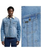 Lee SHERPA JACKET The Frank Подплатено дънково яке с изкуствена кожа XXL