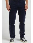 Lee Сини кадифени панталони Slim Chino - вталена кройка - леко висока талия