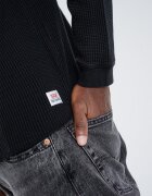 Levi's Блуза с овално деколте и паднали ръкави Черен