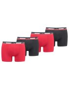 Levi's Боксерки с лого на талията - 3 чифта - Червен/Черен