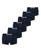 Levi's Боксерки с лого на талията 6 чифта Тъмносин