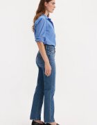 Levi's Дънки 501® със средновисока талия и 5 джоба Тъмносин