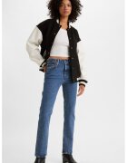 Levi's Дънки 501® със средновисока талия - Меланж тъмно син