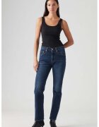 Levi's Дънки 501® със средновисока талия - Тъмносин/Меланж тъмно син