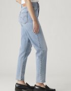 Levi's Дънки Mom с висока талия Светлосин