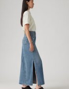 Levi's Дънкова пола с цепка Син меланж