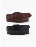 Levi's Двулицев кожен колан