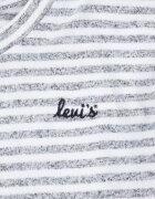 Levi's Къс раиран пуловер Сив меланж/Бял